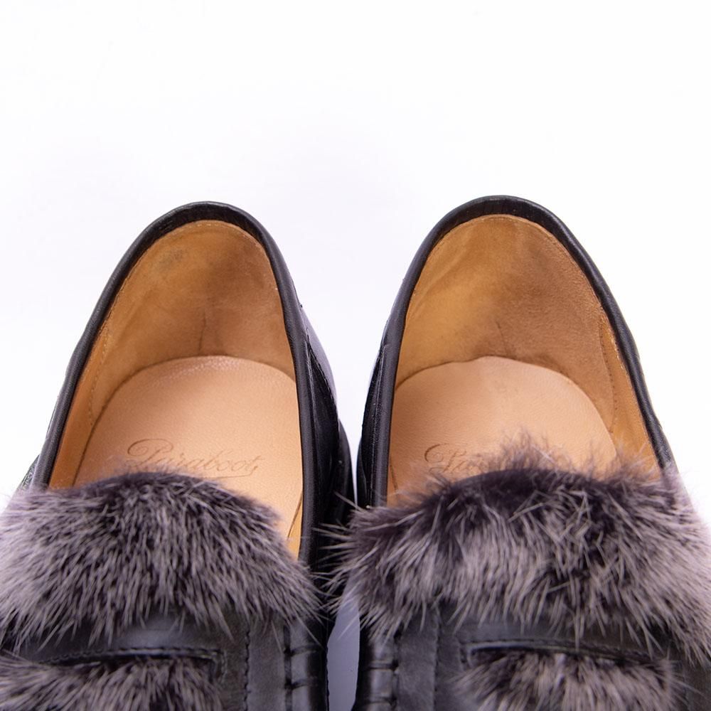 パラブーツ REIMS(ランス)コインローファー ミンク ブラック サイズ7