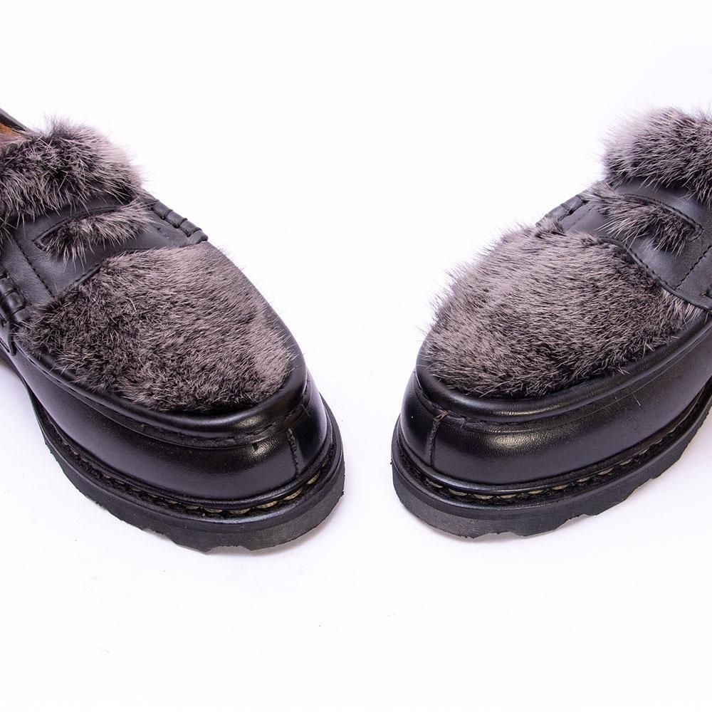 パラブーツ REIMS(ランス)コインローファー ミンク ブラック サイズ7