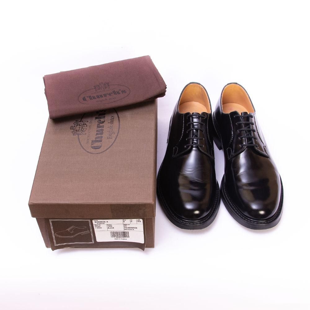 チャーチ SHANNON R(シャノンR)プレーントゥ ブラック ポリッシュド