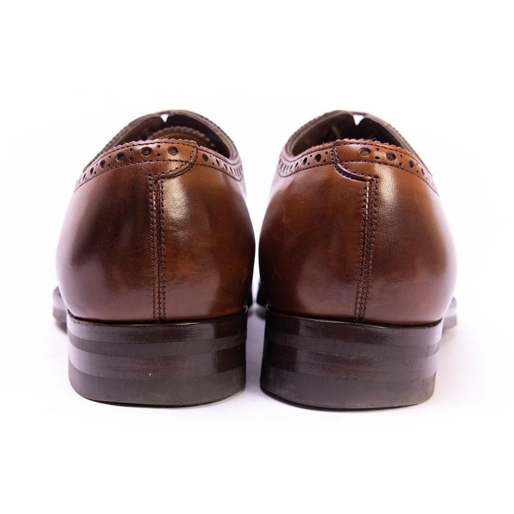 エドワードグリーン CARDIFF(カーディフ)外羽根セミブローグ ダーク