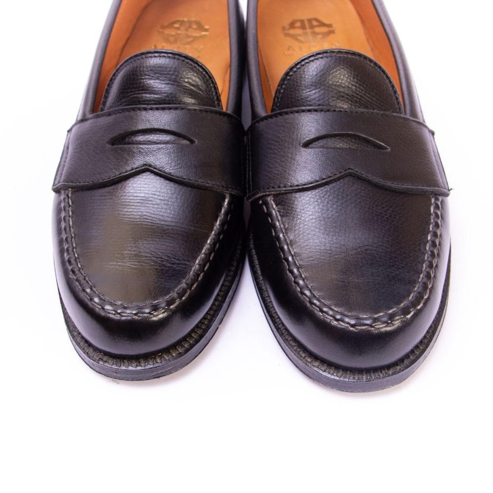 オールデン 6737 コインローファー ブラック アルパインカーフ 旧ロゴ