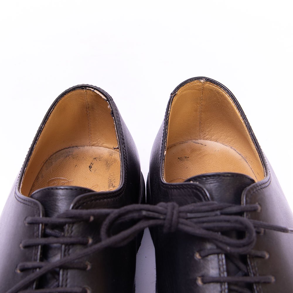 激レア✨パラブーツ　ドレスシューズ　革靴　ブラック　ウイングチップ　23.5