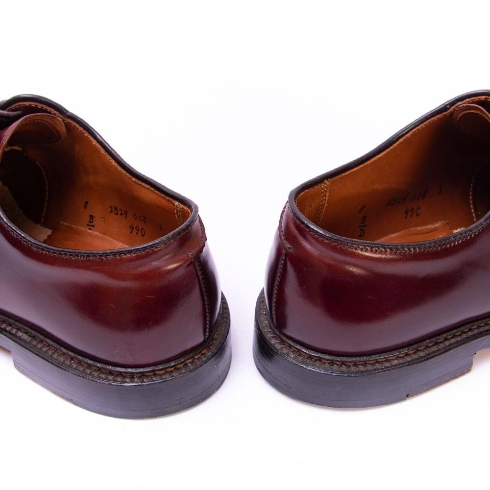 オールデン 990 プレーントゥ コードバン バーガンディ サイズ8D