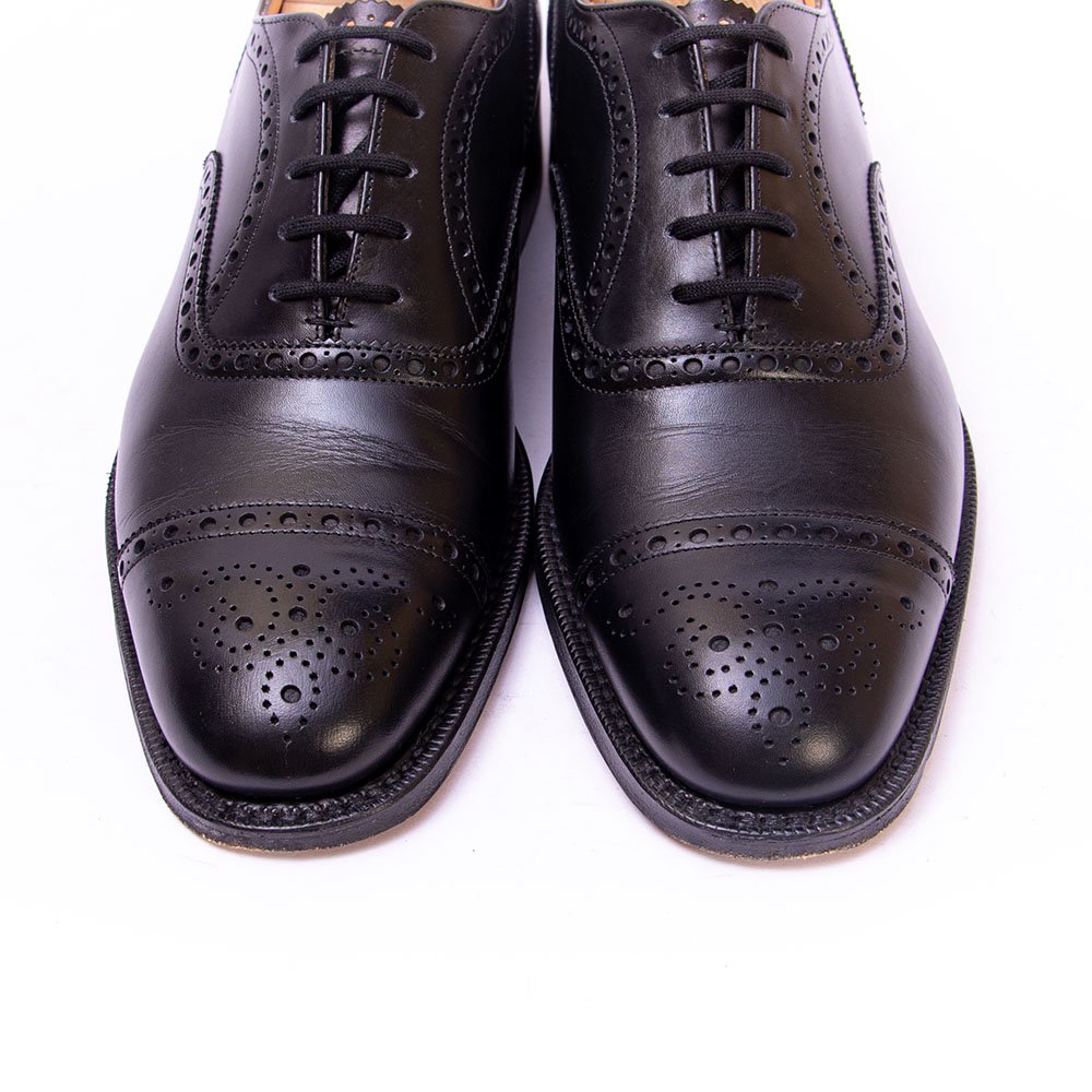 チャーチ DIPLOMAT(ディプロマット) セミブローグ ブラック サイズ65F - 中古革靴販売|革靴の通販ラスタイルシューズショップ