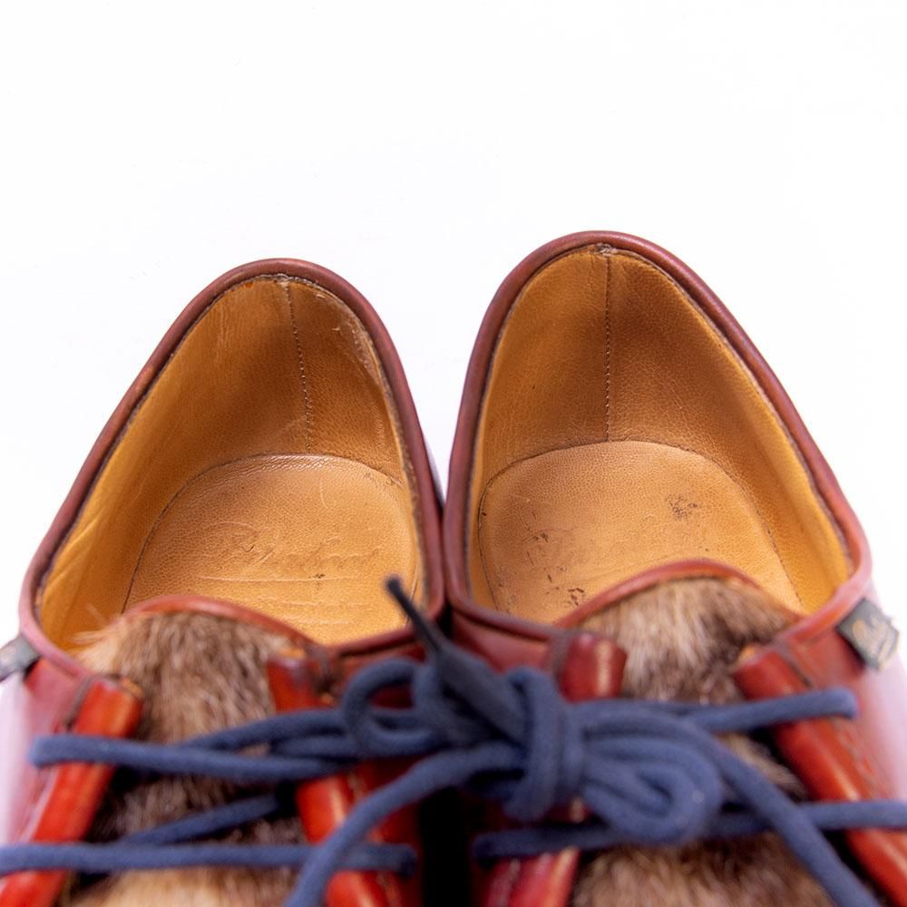 【極美品】KLEMAN パドリン 40(25-25.5cm) バーガンディ パラブーツ MICHAEL(ミカエル)チロリアンシューズ フォック