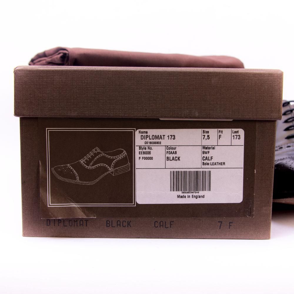 チャーチ ディプロマット 75f チャーチ DIPLOMAT(ディプロマット) セミブローグ ブラック