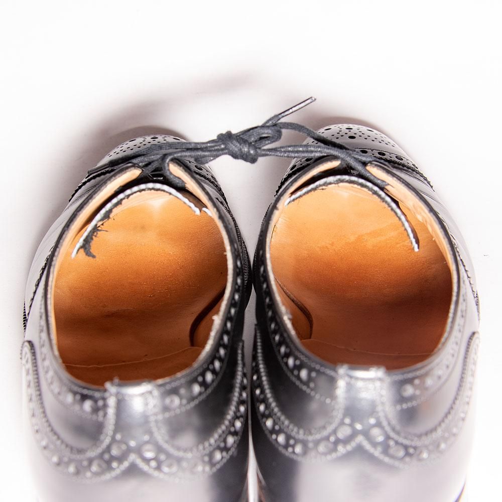 チャーチ ディプロマット 75f チャーチ DIPLOMAT(ディプロマット) セミブローグ ブラック