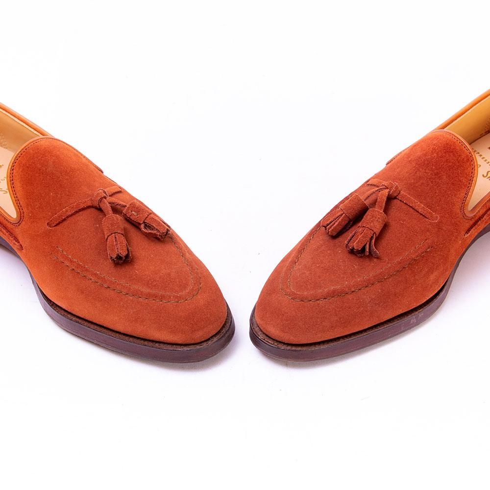 【極美品】クロケットジョーンズ×ポールスミス スエード3アイレットシューズ 6E CROCKETT＆JONES クロケット＆ジョーンズ Paul Smith ポールスミス別注