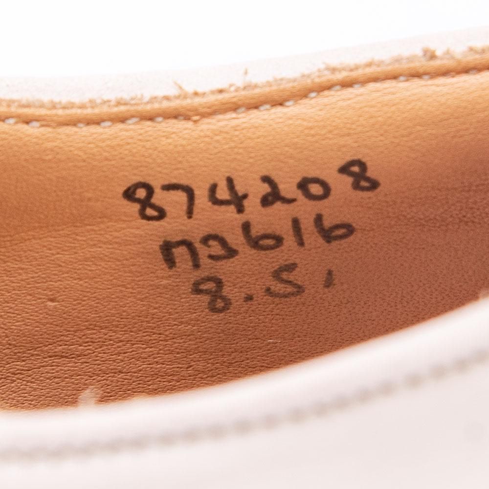 トリッカーズ M3616 プレーントゥ ホワイトバックス ブリックソール