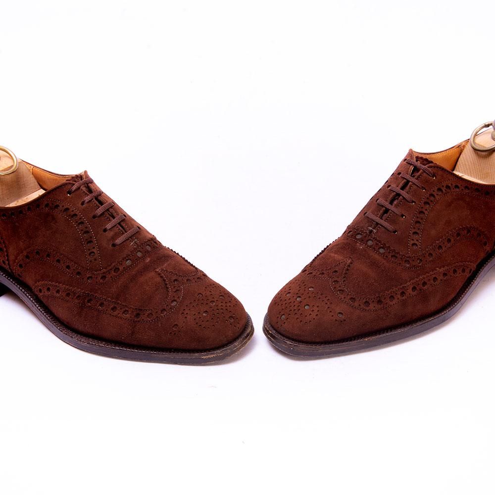 チャーチ　スエード　茶 チャーチ FAIRFIELD (フェアフィールド)フルブローグ ブラウン