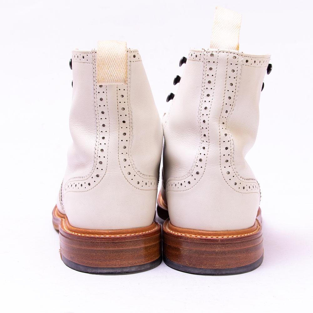 トリッカーズ L5901 ギリーシューズ カントリーブーツ ホワイト