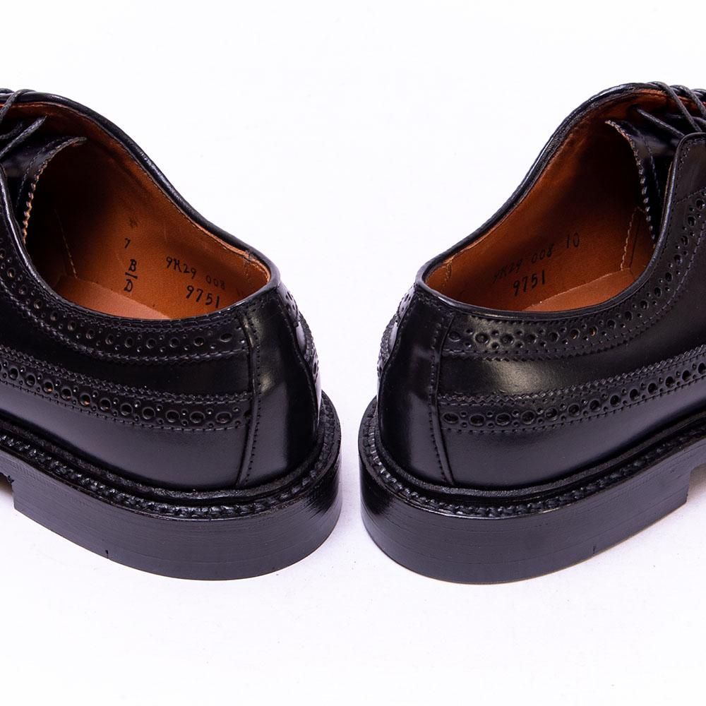 Alden オールデン 9751 ウイングチップ コードバン 7D オールデン ロング・ウィングチップ コードバン ブラック