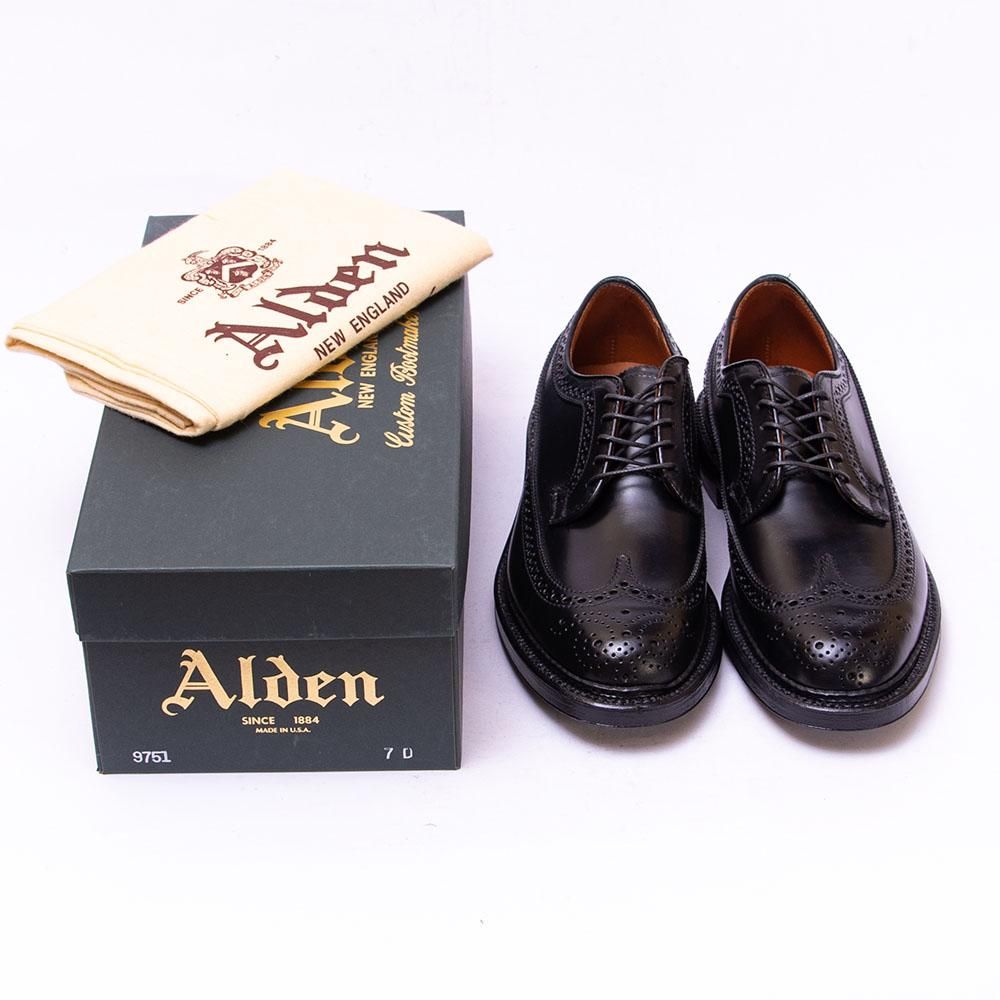Alden オールデン 9751 ウイングチップ コードバン 7D ALDEN オールデン コードバン ウィングチップ 9751 LONG WING