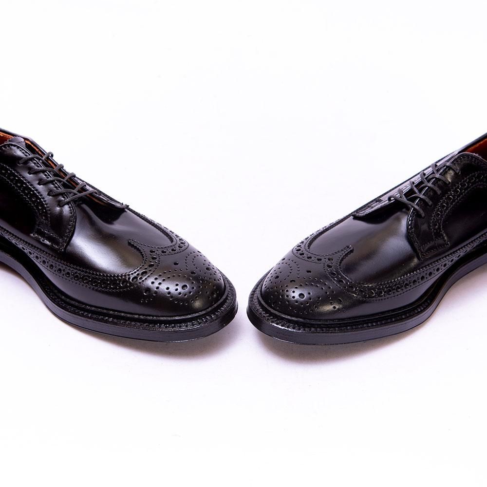 オールデン 9751 ロングウィングチップ コードバン ブラック サイズ8D