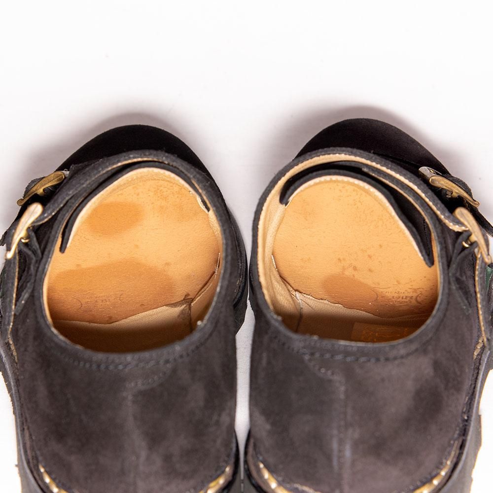 Paraboot William　ブラック　ダブルモンク　サイズ6　状態良し パラブーツ WILLIAM(ウィリアム)ダブルモンク ブラックスエード