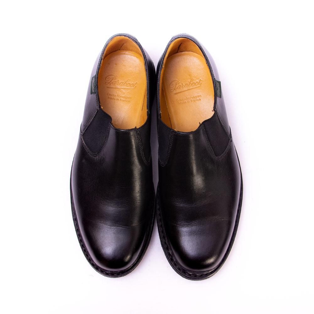 パラブーツ PHOTON(フォトン)スリッポン サイドゴアシューズ ブラック