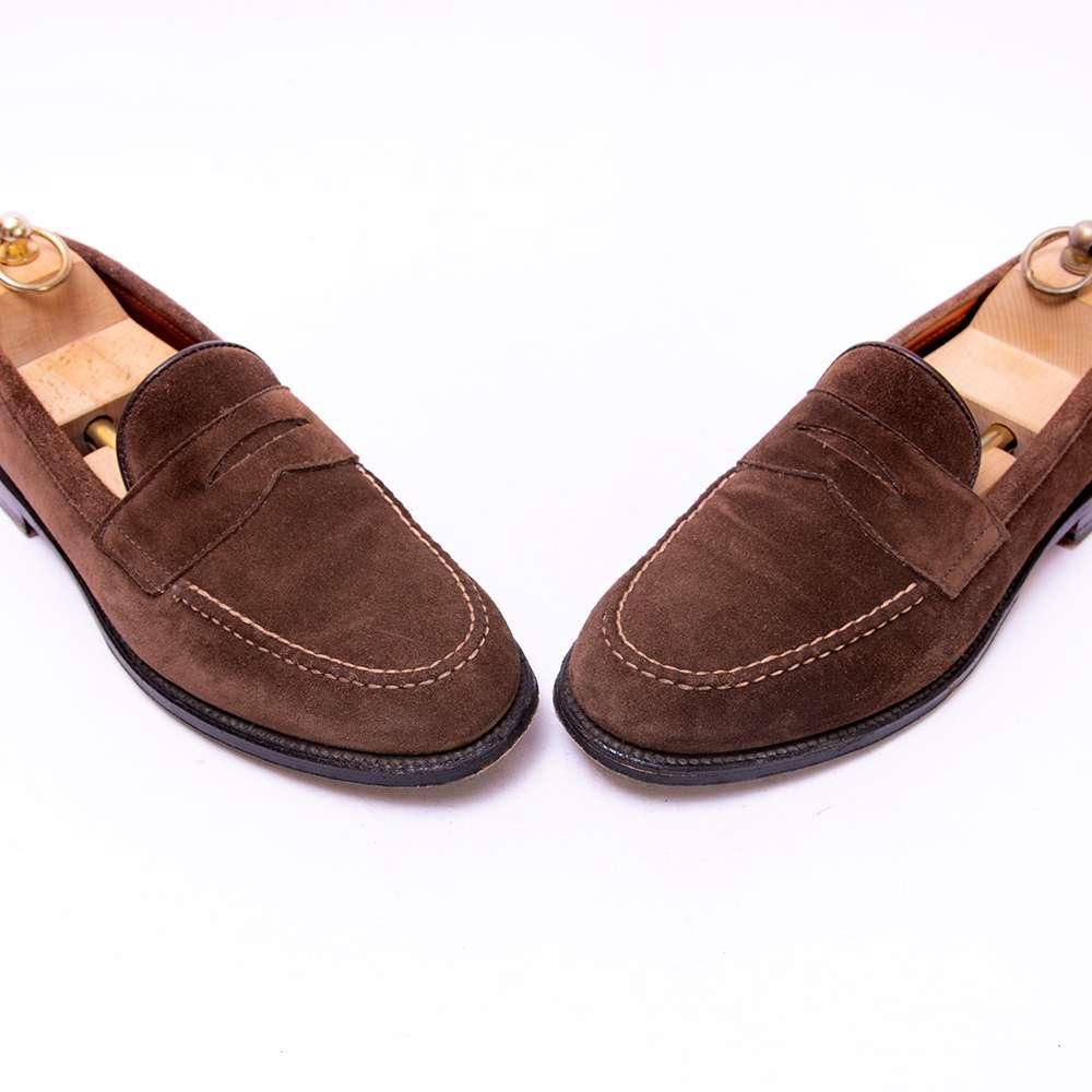 【美品】BEAMS スエード ローファー 本革　サイズ9（箱付き） 美品】BEAMS スエード ローファー 本革 サイズ9（箱付き）