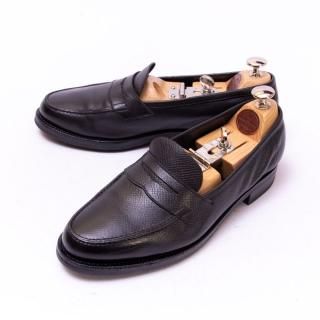 エドワードグリーン　 ローファー 　ブラック　　サイズ　6 エドワードグリーン TOWNSEND(タウンゼンド) コインローファー