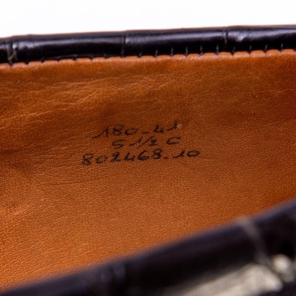ジェイエムウエストン 180 シグニチャーローファー クロコダイル ブラック 旧旧ロゴ サイズ5.5C - 中古革靴販売|革靴の通販ラスタイルシューズショップ ジェイエムウエストン 180 シグニチャーローファー クロコダイル ブラック 旧旧ロゴ サイズ5.5C - 中古革靴販売|革靴の通販ラスタイルシューズショップ