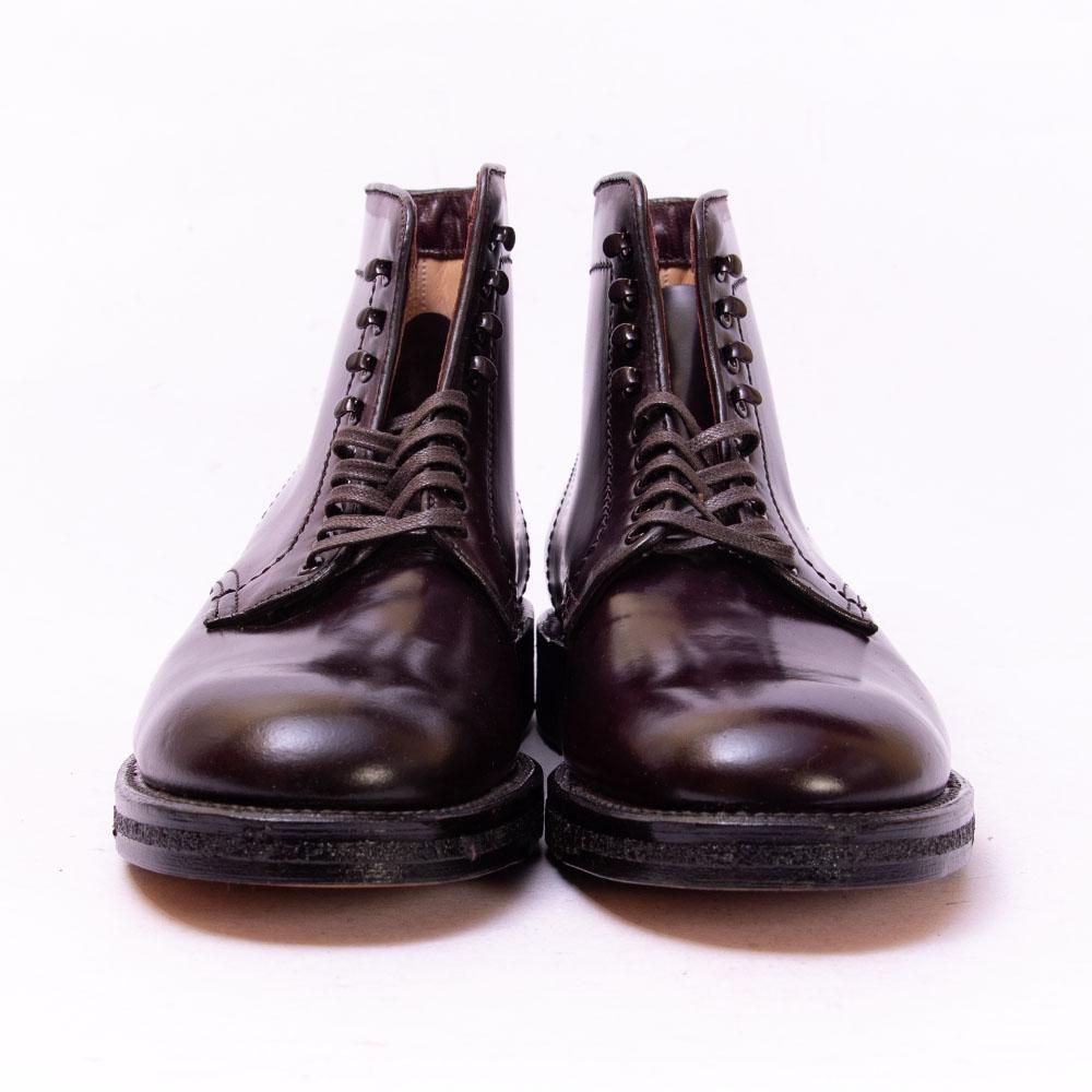 オールデン　コードバン　美品プレーントゥブーツ　備品付き オールデン 4600H プレーントゥブーツ バーガンディコードバン Wild