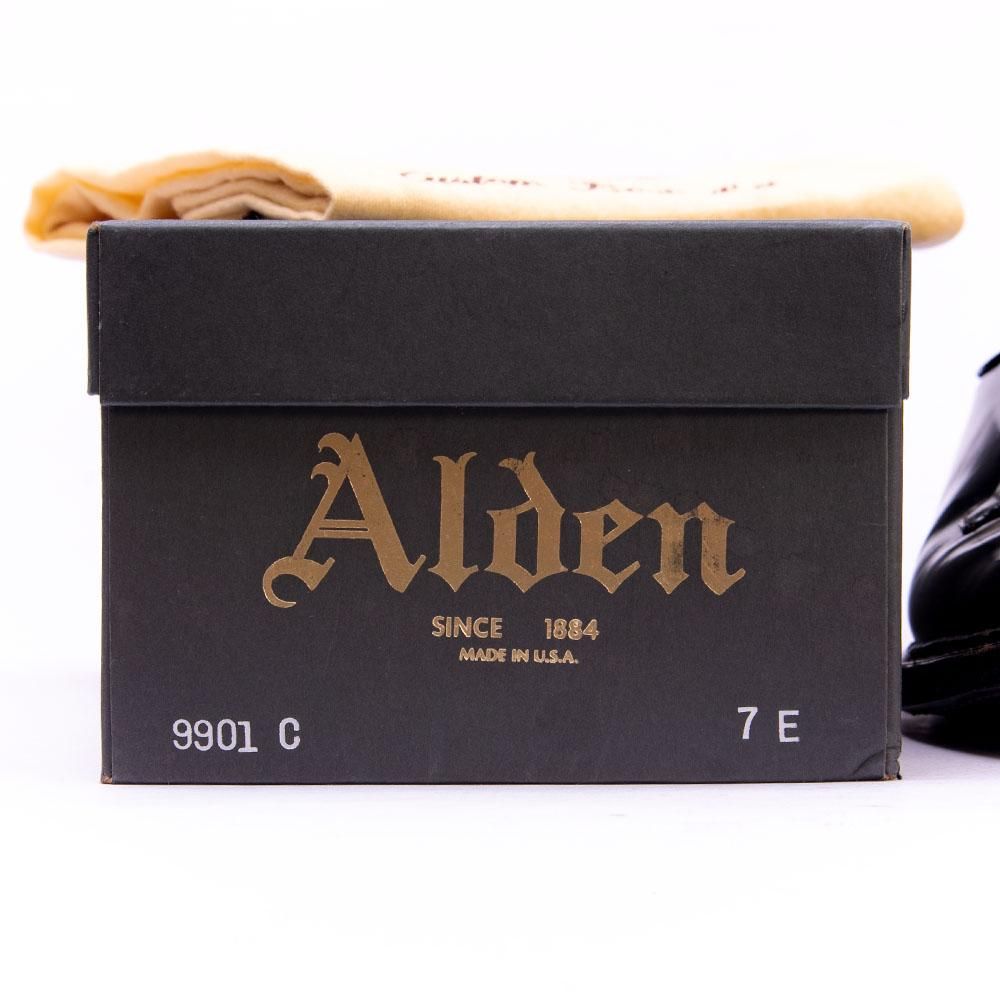 オールデン 9901C プレーントゥ ブラック コードバン コマンドソール