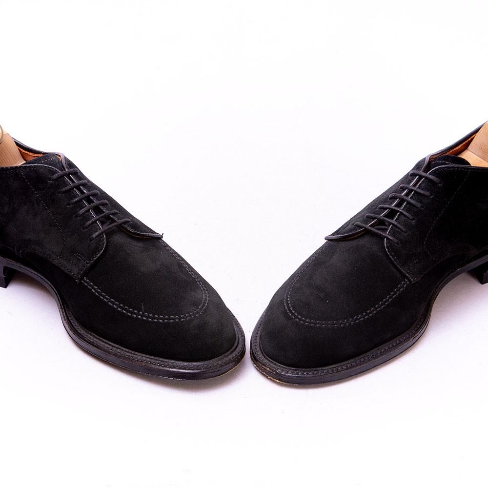 オールデン 59197 Uチップ ブラック スエード モディファイドラスト