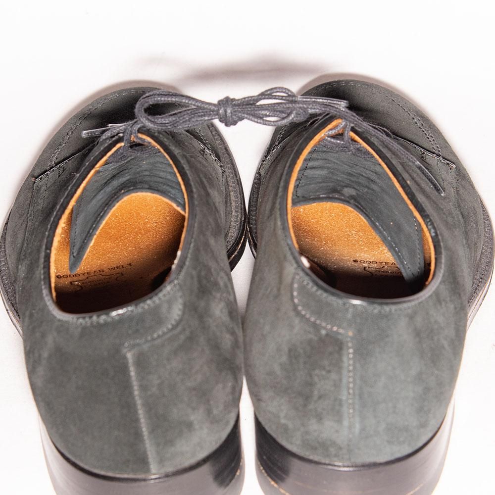 オールデン 59197 Uチップ ブラック スエード モディファイドラスト