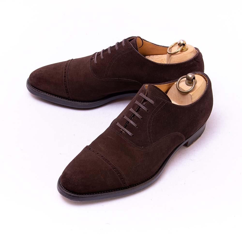 Berwick 5213 パンチドキャップトゥ UK8 ダークブラウン Berwick 5213 パンチドキャップトゥ UK8 ダークブラウン