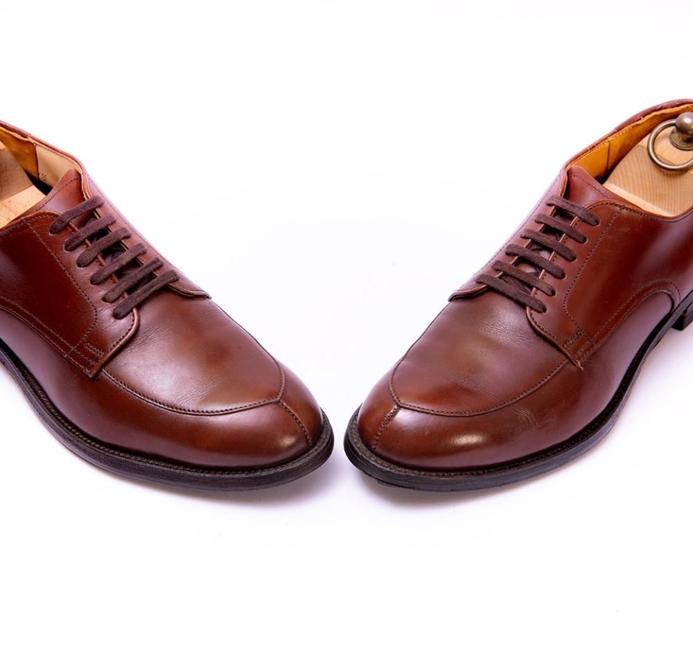 ブラウンレザー ドレスシューズ size 7 B/D 54341 ブラウンレザー ドレスシューズ size 7 B/D 54341