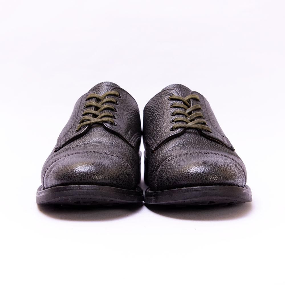 【SANDERS】新品 Military Toe Cap Gibsonイギリス製 サンダース TOE CAP GIBSON ストレートチップ グレインレザー