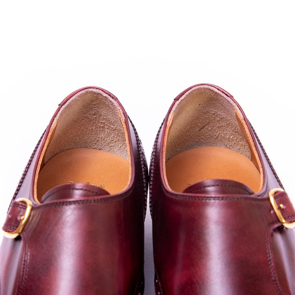 スコッチグレイン 977 モデナ ダブルモンク ウィングチップ ボルドー