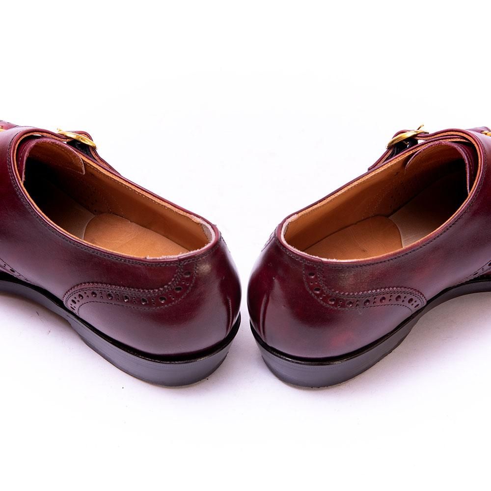 スコッチグレイン 977 モデナ ダブルモンク ウィングチップ ボルドー