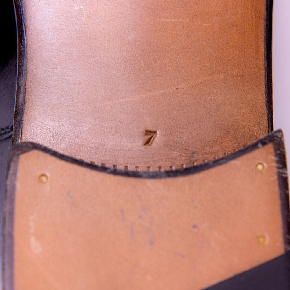 エンツォボナフェ 3672 ストレートチップ ブラック サイズ7