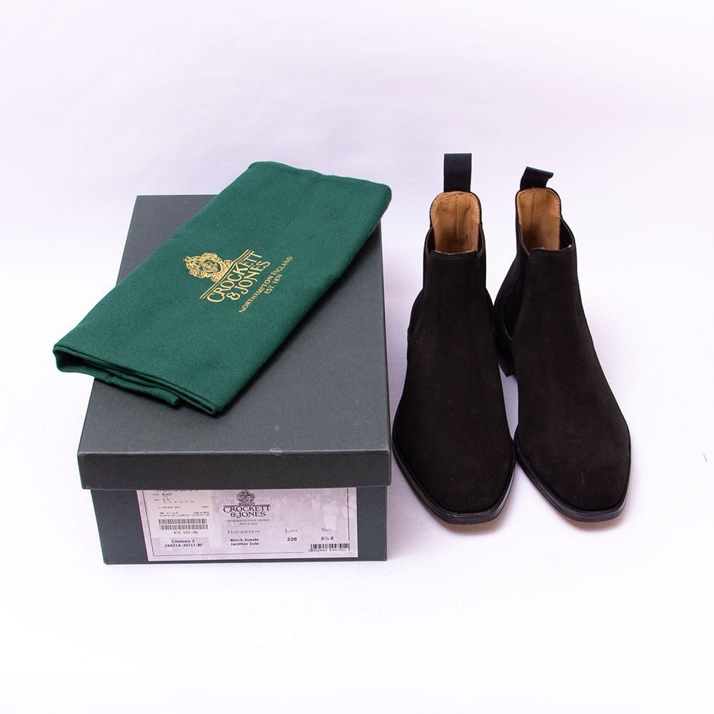 595.CROCKETT&JONES CHELSEA6 サイドゴアブーツ 6E 595.CROCKETT&JONES CHELSEA6 サイドゴアブーツ 6E CROCKETT & JONES