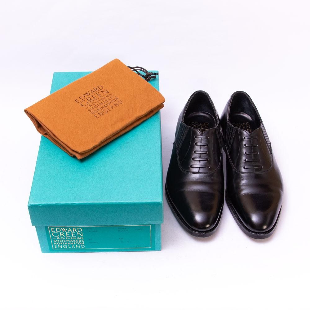Santoni レイジーマン、サイズエラスティックのプレーントゥ かるい
