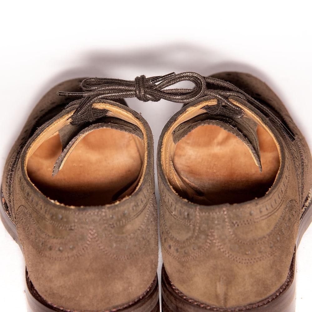 JOSEPH CHEANEY ダークブラウン スエードフルブローグ6 JOSEPH CHEANEY ダークブラウン スエードフルブローグ6
