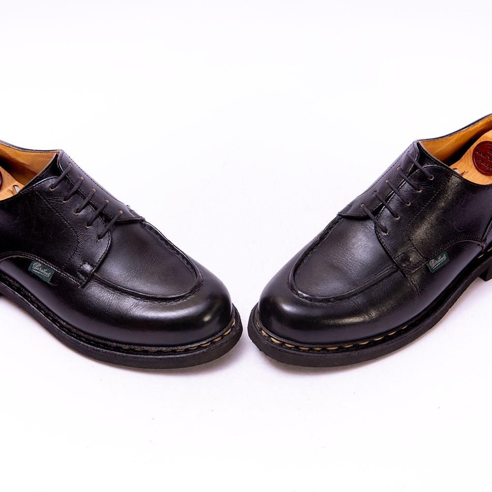 パラブーツ CHAMBORD(シャンボード)Uチップ ブラック サイズ5.5 - 中古