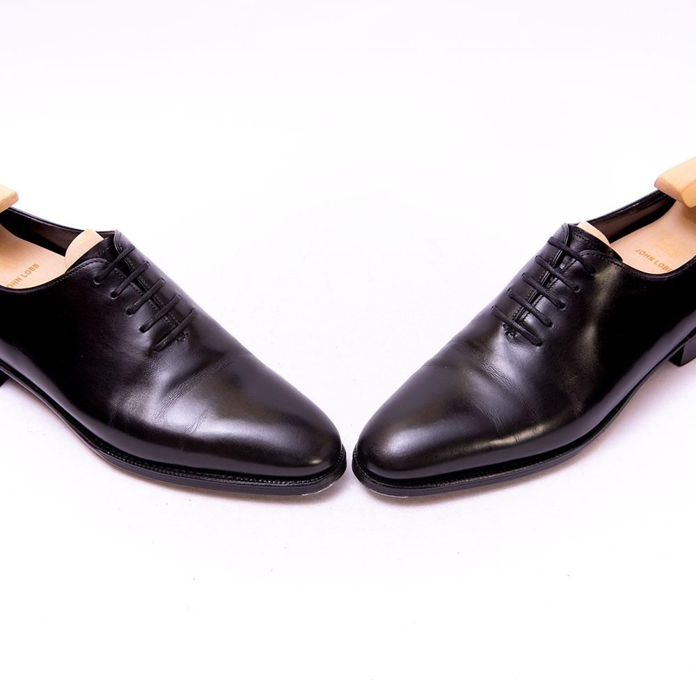 ジョンロブ ホールカット ドレス シューズ ブラック 6E JOHN LOBB
