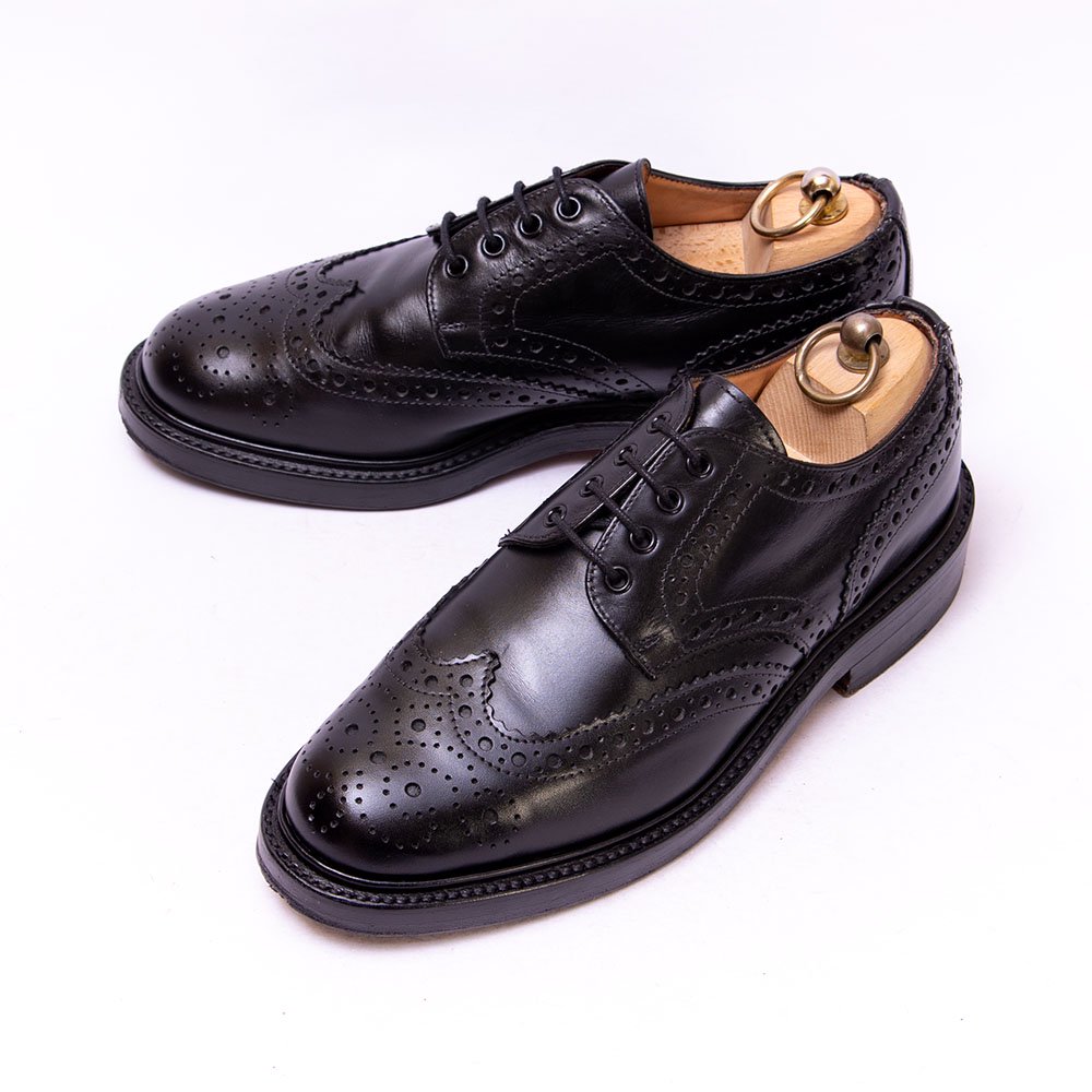 サンダース sanders ブローグ ウィングチップ 革靴 - ドレス/ビジネス