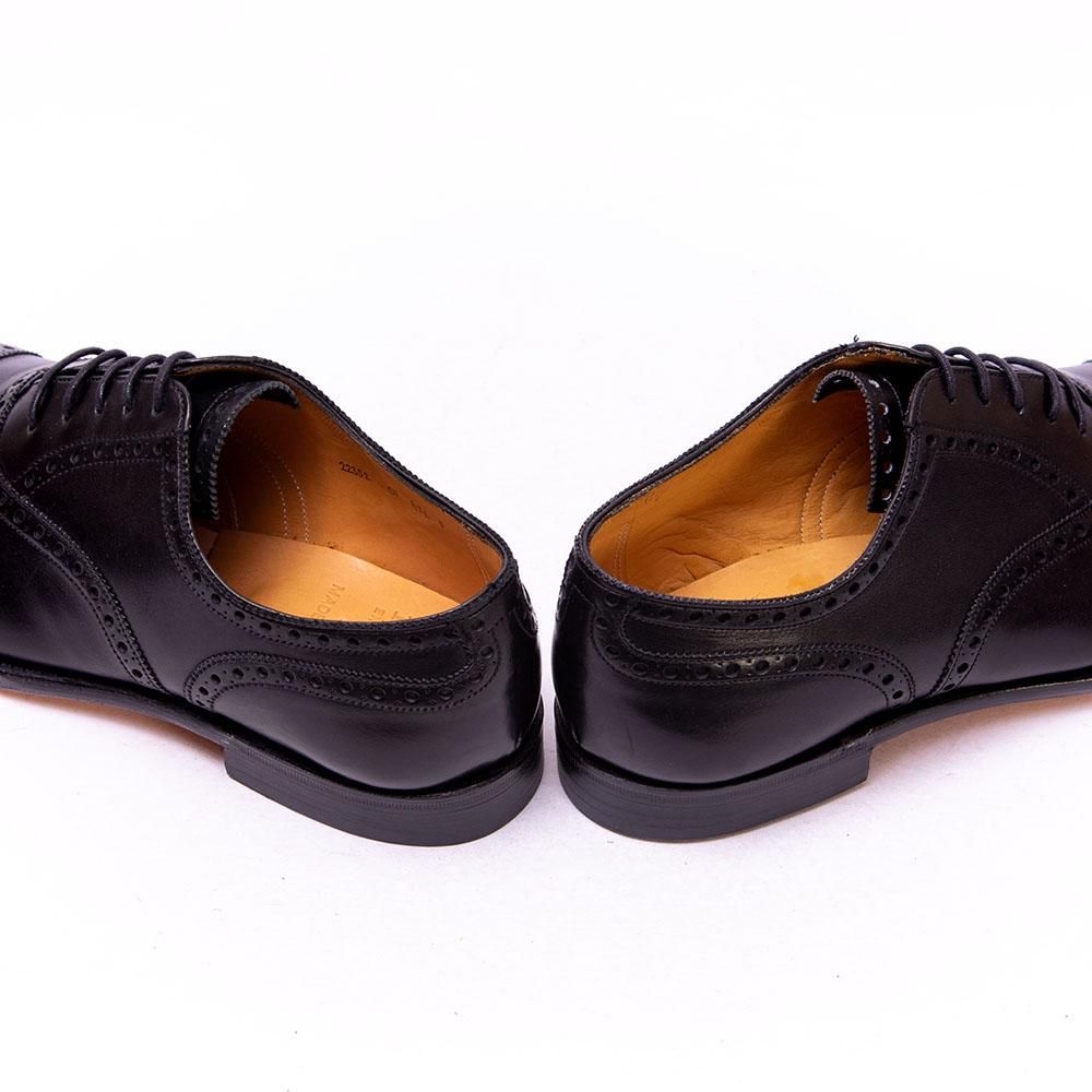 グレンソン セミブローグ ブラック FOOTMASTER サイズ6.5 - 中古革靴