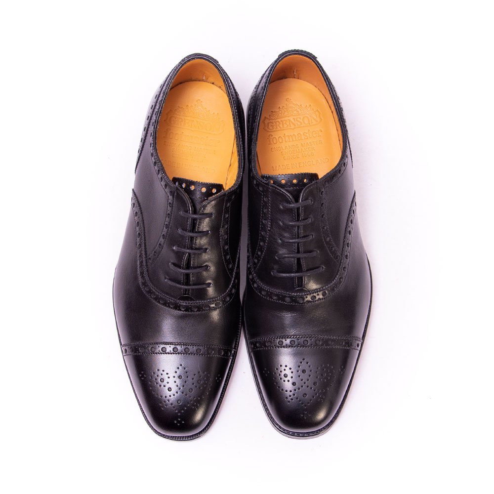 グレンソン セミブローグ ブラック FOOTMASTER サイズ6.5 - 中古革靴 ...