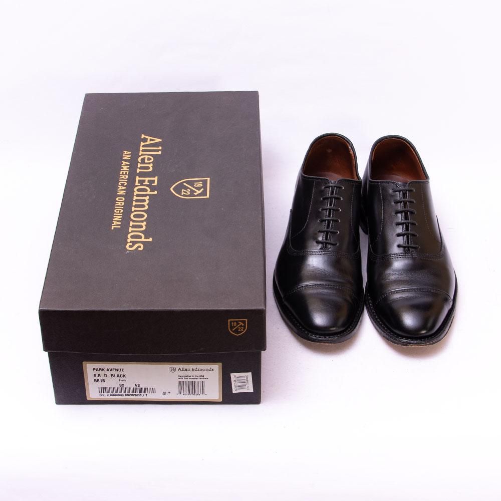 【美品】アレンエドモンズ パークアベニュー ストレートチップ ブラック US8 アレン・エドモンズ パークアベニュー|Park Avenue BLACK