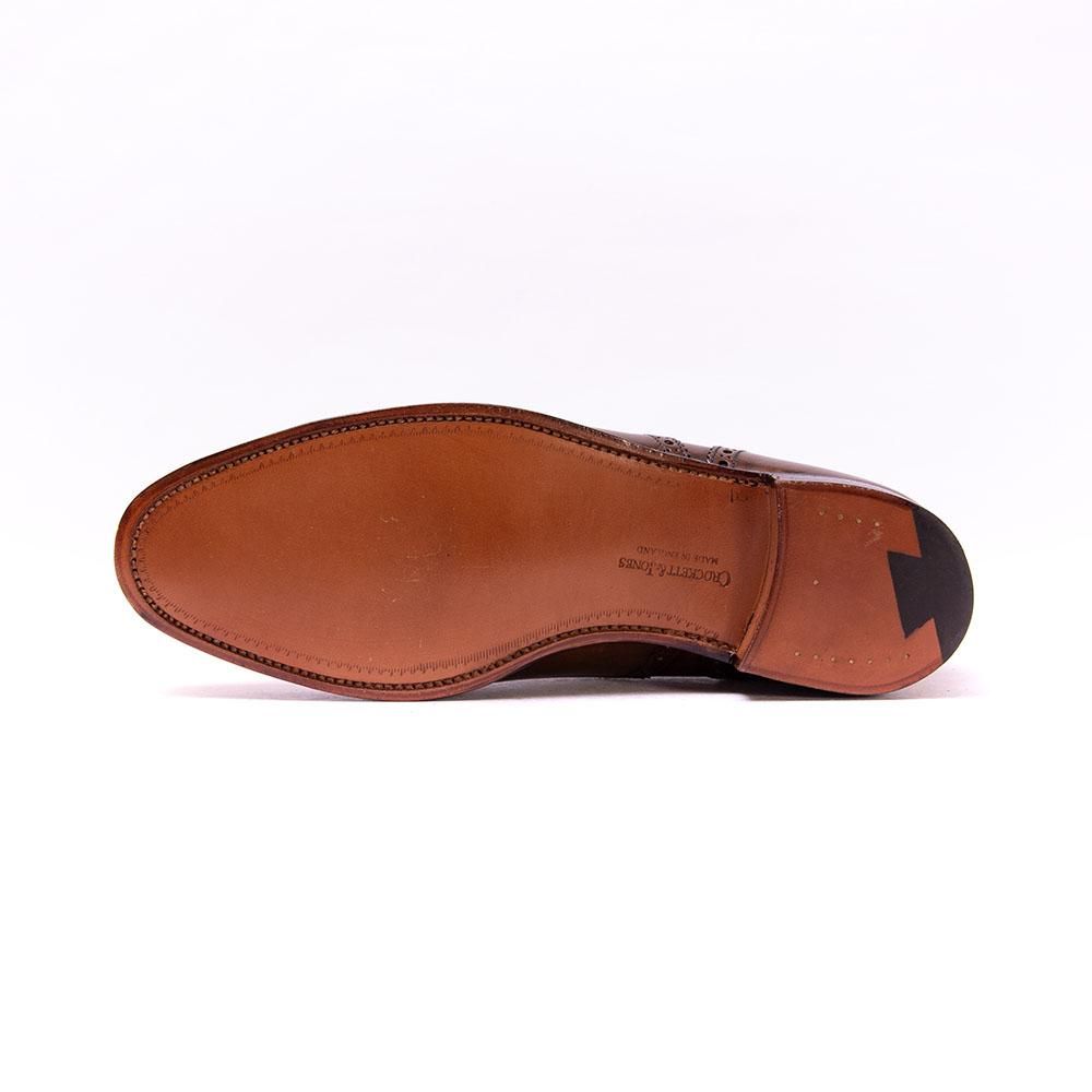 Crockett&Jones Coventry セミブローグ 7E ブラック 極美品☆クロケット&ジョーンズ 7E【☆ビームスF別注/CHAIRMAN