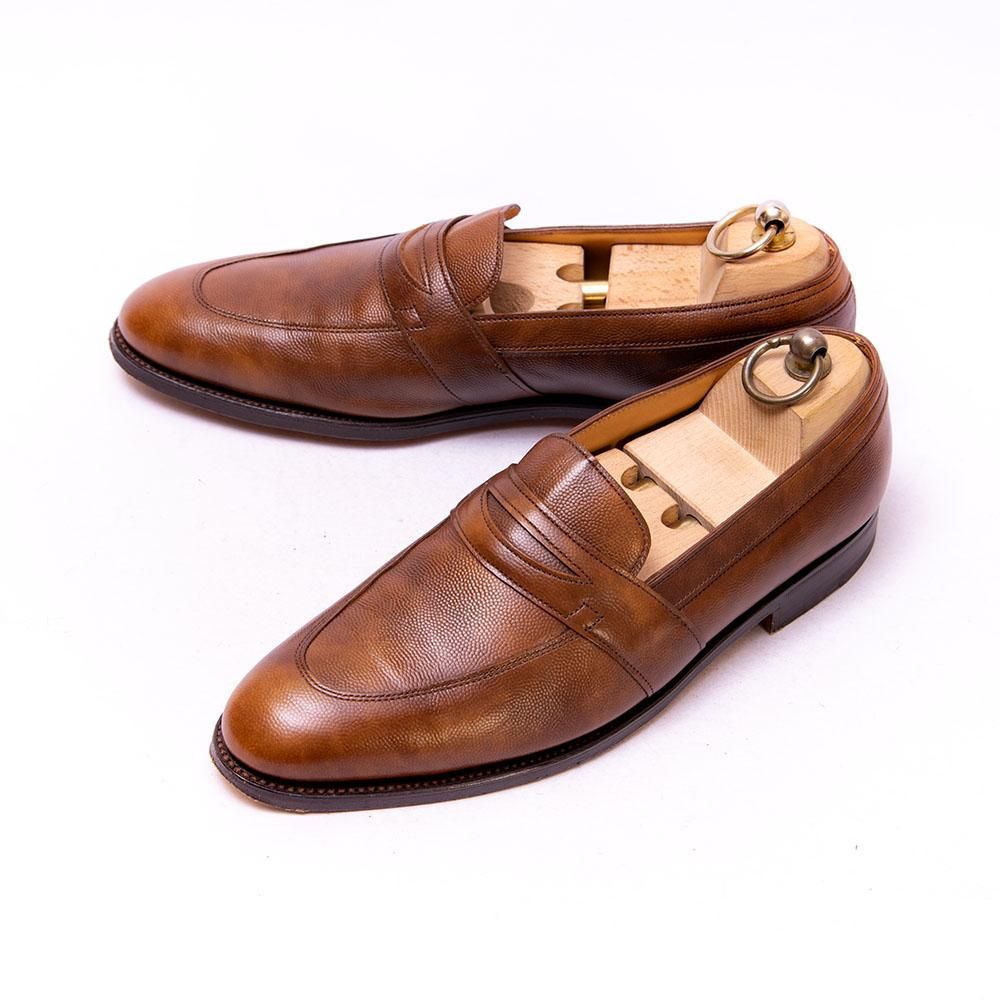 ジョンロブ アンラインドローファー HENDRAブラウンディアスキン7E ジョンロブ アンラインドローファー HENDRAブラウンディアスキン7E