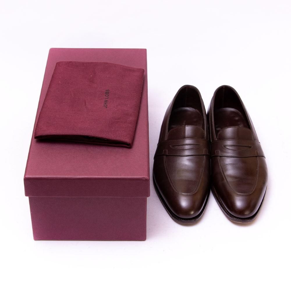 ジョンロブ ADLEY(アドレイ)コインローファー ダークブラウン サイズ