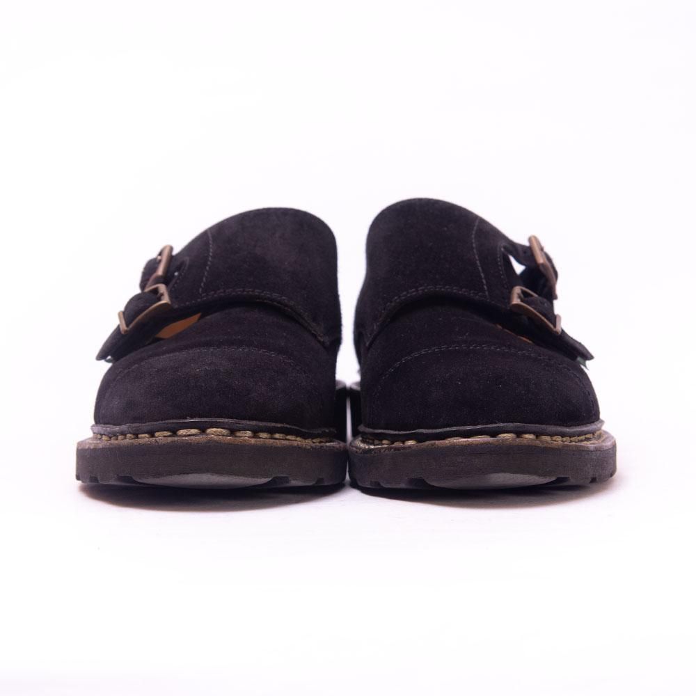 Paraboot William　ブラック　ダブルモンク　サイズ6　状態良し パラブーツ WILLIAM(ウィリアム) ダブルモンク ブラックスエード