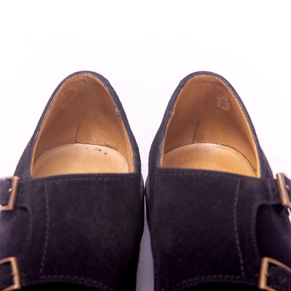 Paraboot William　ブラック　ダブルモンク　サイズ6　状態良し パラブーツ WILLIAM(ウィリアム) ダブルモンク ブラックスエード