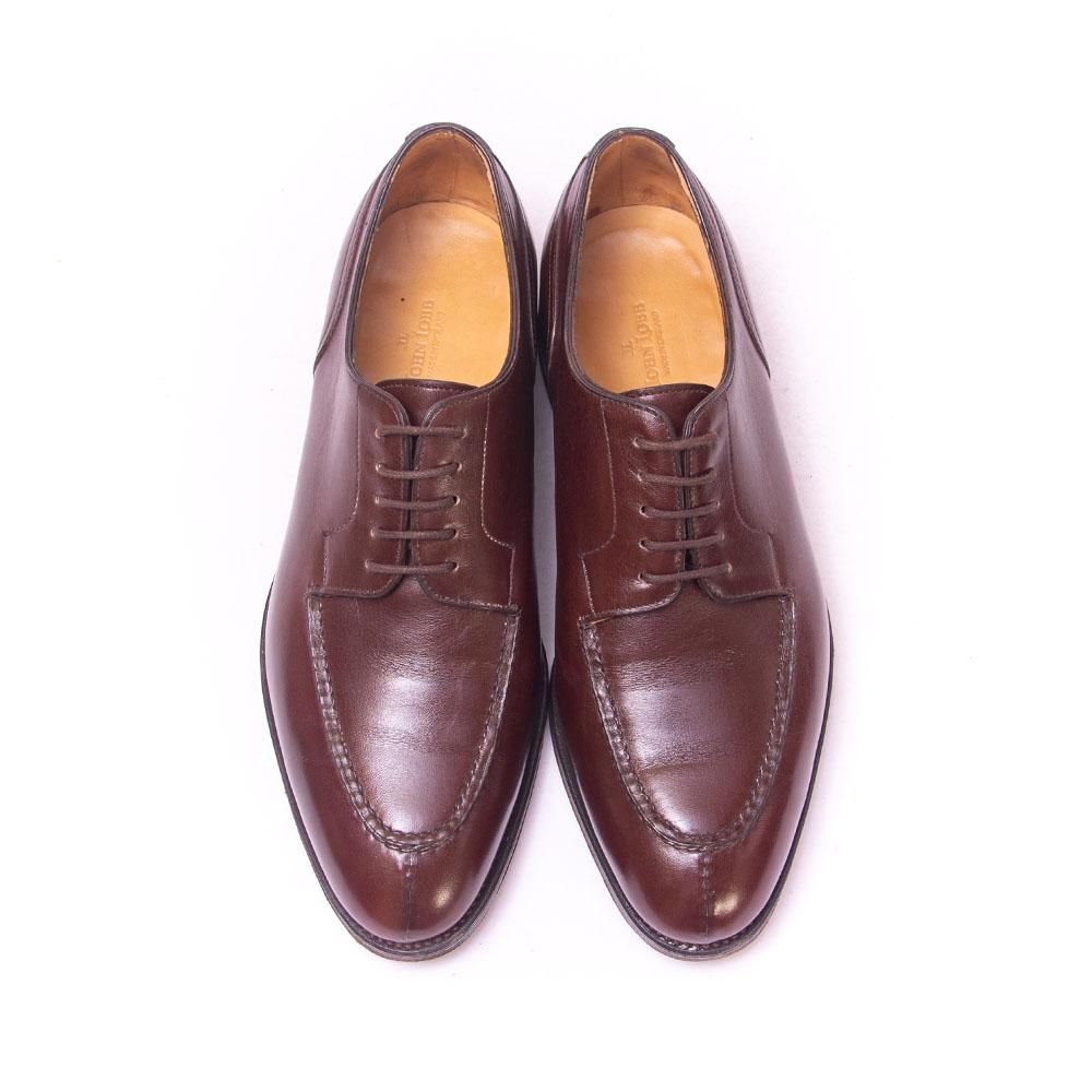 ゆ*こ様 【美品】 ジョンロブ シャンボード Uチップ ダービーシューズ ブラウ ジョンロブ CHAMBORD(シャンボード)Uチップ ダークオーク スキン