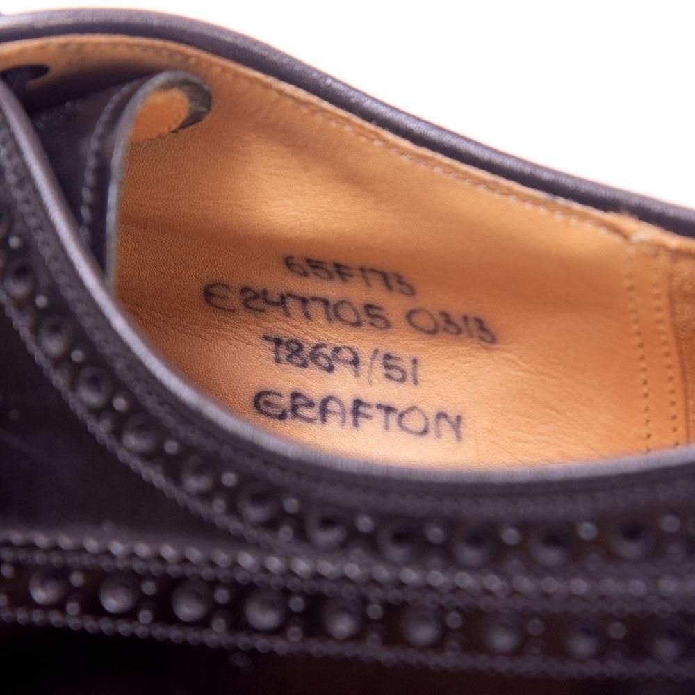 チャーチ GRAFTON(グラフトン)ロングウイングチップ ブラック