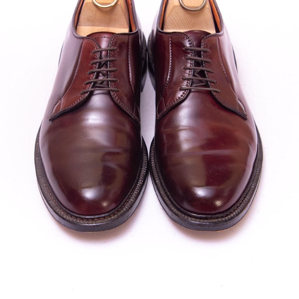 Alden オールデン コードバン 990 バーガンディ size 6 美品 オールデン 990 プレーントゥ バーガンディ コードバン サイズ6D